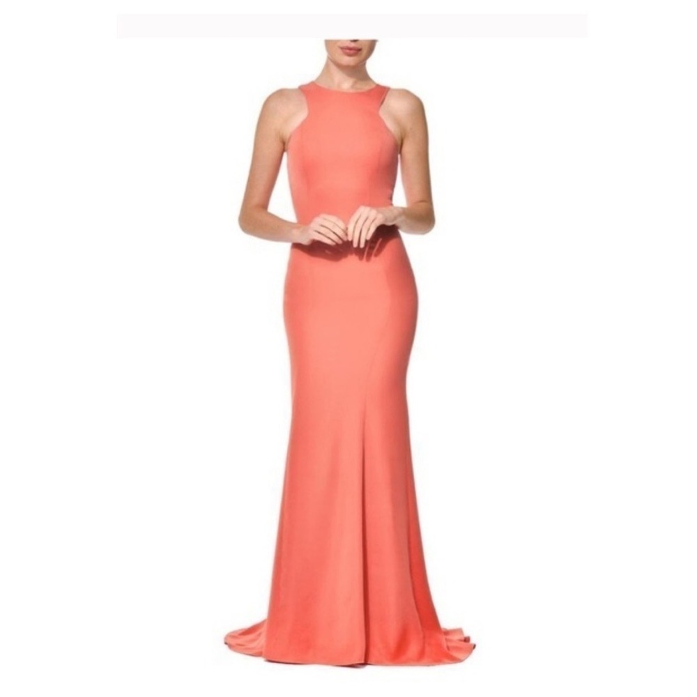 Nadine Merabi Coral Amie Gown Maxi Dress Formal